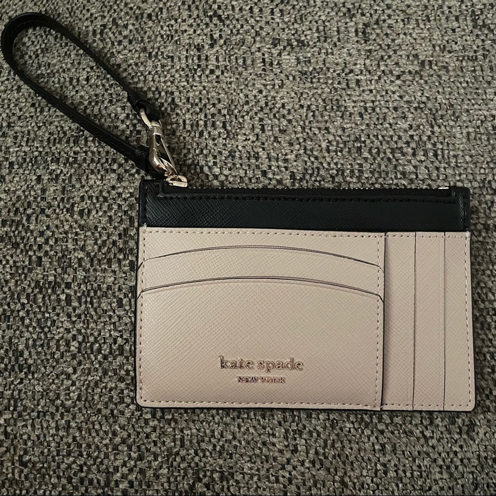 Kate Spade New York- Morgan Colorblock Wristlet Card Case Wallet